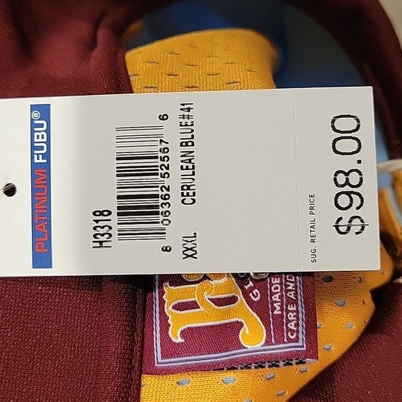 VINTAGE LTD EDITION NWT New Platinum FUBU Harlem Globetrotters Warm Up Jersey 3X - Picture 11 of 11